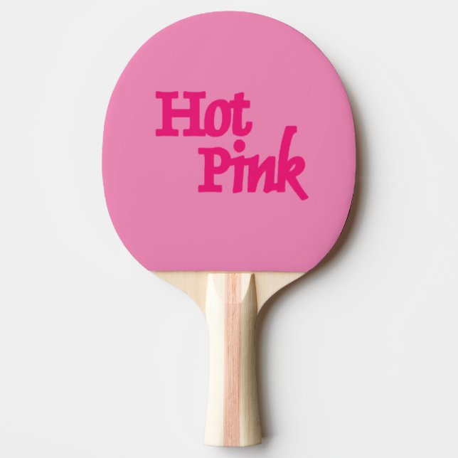 Raquette De Ping Pong Pagaie de ping-pong rose chaud (Devant)