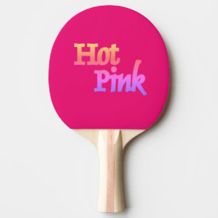 Raquette De Ping Pong Pagaie de ping-pong rose chaud