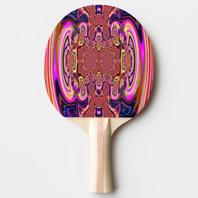 Raquette De Ping Pong Pagaie De Ping Spectaculaire Orange (Devant)