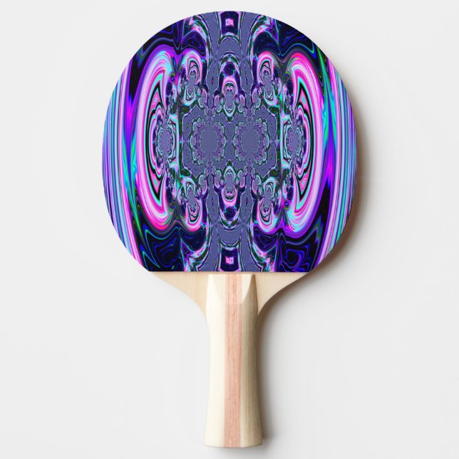 Raquette De Ping Pong Pagaie De Ping Spectaculaire Violet (Devant)
