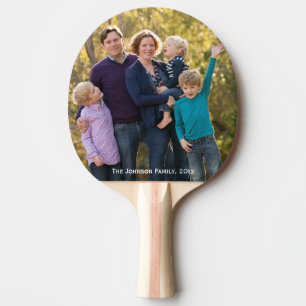 Raquette De Ping Pong Pagaie Personnalisée Avec Photo De Famille