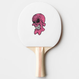 Raquette De Ping Pong Pagaie Ping Ping Pink Crâne
