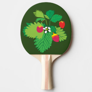 Raquette De Ping Pong Pagaie Ping Pong de fraises sauvages