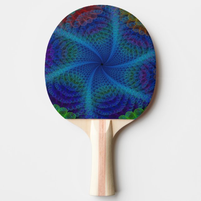 Raquette De Ping Pong Pagaie Ping Pong/Épingles Abstraites (Devant)