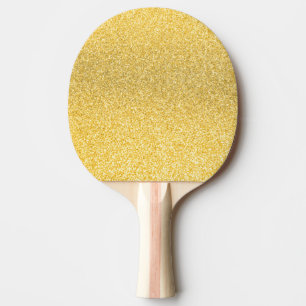 Raquette De Ping Pong Pagaies à bière Gold parties scintillant