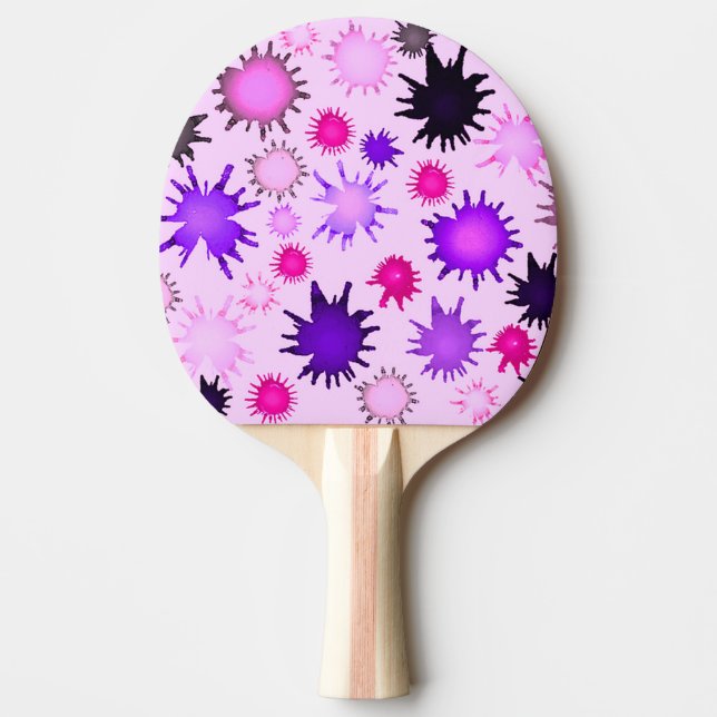 Raquette De Ping Pong Paint Splatter (Devant)