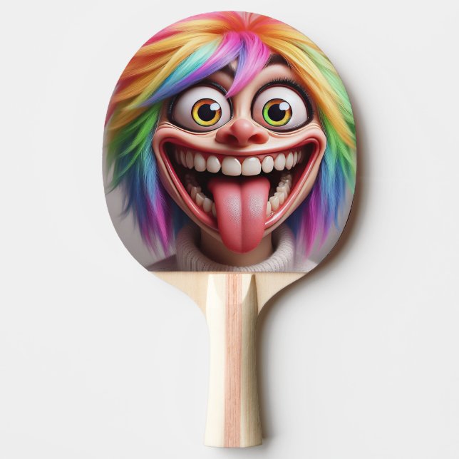 Raquette De Ping Pong Pala De Ping Pong Muñeco Payaso (Devant)