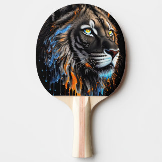 Raquette De Ping Pong Pala de PIng Pong Rostro de León artístico