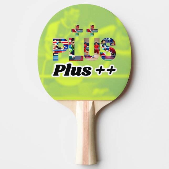 Raquette De Ping Pong Palas de Ping Pong Plus ++ (Devant)