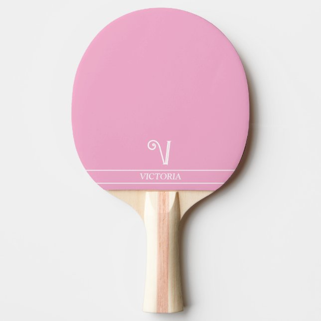 Raquette De Ping Pong Pale Rose Monogramme Ping Pong Paddle (Devant)