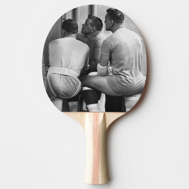 Raquette De Ping Pong Palette avec des écossais du football (Devant)