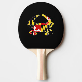 Raquette De Ping Pong Palette de crabe de drapeau du Maryland