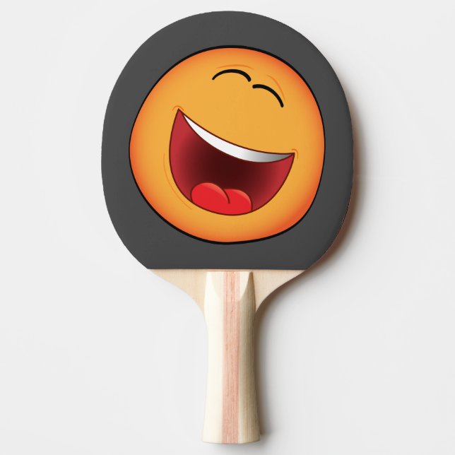 Raquette De Ping Pong Palette de ping pong avec emoji. (Devant)