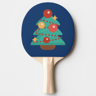 Raquette De Ping Pong Palette de ping-pong d'arbre de Noël