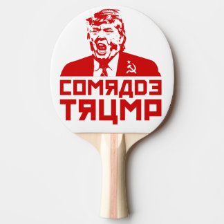 Raquette De Ping Pong Palette de ping-pong d'atout : "Camarade Trump "