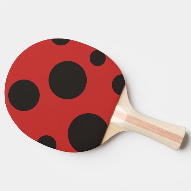 Raquette De Ping Pong Palette de ping-pong de motif de coccinelle (Côté)