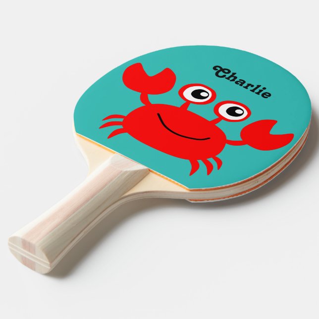 Raquette De Ping Pong Palette faite sur commande de ping-pong de (Devant Angle)
