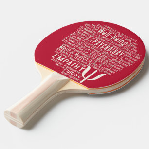Raquette De Ping Pong Palette faite sur commande de ping-pong de nuage