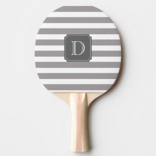 Raquette De Ping Pong Palette grise et blanche de ping-pong de
