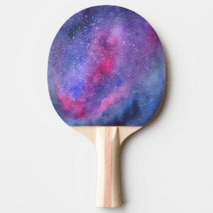 Raquette De Ping Pong Palette ultra-violette de ping-pong de galaxie
