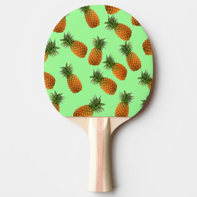 Raquette De Ping Pong Palette vert clair de ping-pong d'ananas (Devant)