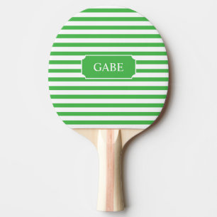 Raquette De Ping Pong Palette verte personnalisée de ping-pong de rayur
