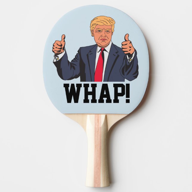 Raquette De Ping Pong Palettes drôles de ping-pong de Donald Trump (Devant)