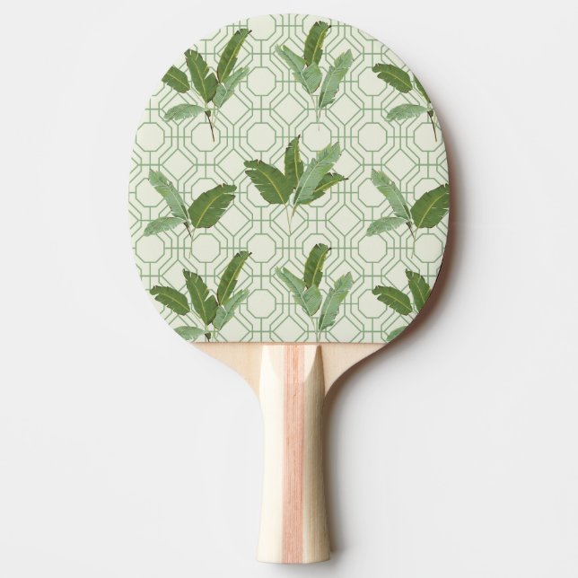 Raquette De Ping Pong Palmettes tropicales (Devant)