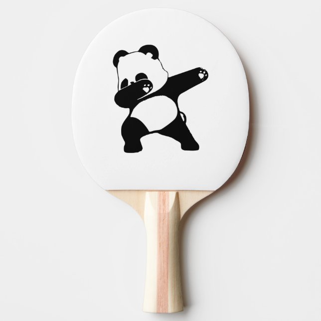 Raquette De Ping Pong Panda qui dab  (Devant)