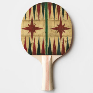 Raquette De Ping Pong Panneau antique de jeu de backgammon par le