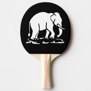 Raquette De Ping Pong Panneau de trekking des éléphants asiatiques devan