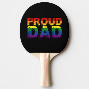 Raquette De Ping Pong Papa fier parent LGBT Papa de la fierté gay