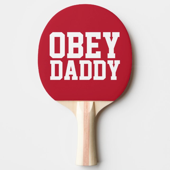 RAQUETTE DE PING PONG PAPA OBEY DADDY PING PONG PADDLES (Devant)