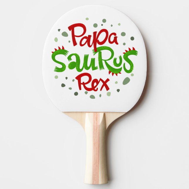 Raquette De Ping Pong Papa Saurus Rex Graphic (Devant)