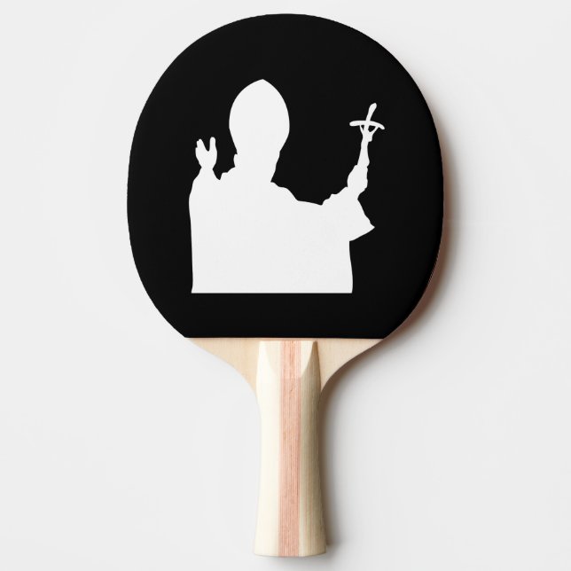 Raquette De Ping Pong Pape Silhouette (Devant)