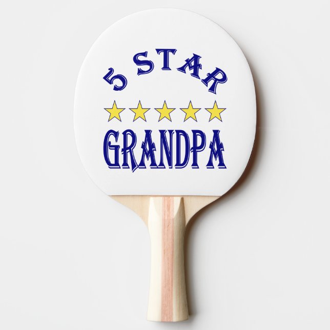 Raquette De Ping Pong Papi cinq étoiles (Dos)
