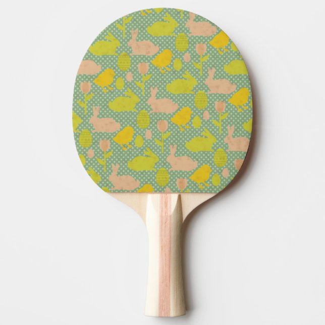 Raquette De Ping Pong Papier peint de Pâques (Devant)