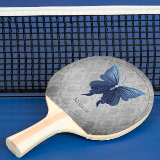 Raquette De Ping Pong Papillon à bijoux bleu