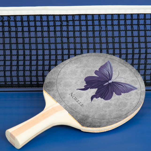 Raquette De Ping Pong Papillon à bijoux pourpre (Insitu)