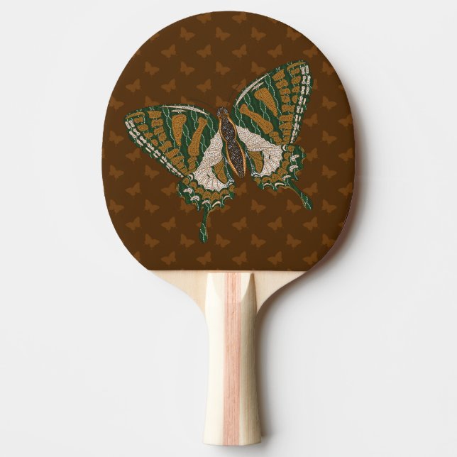 Raquette de Ping Pong Papillon indigène (Devant)