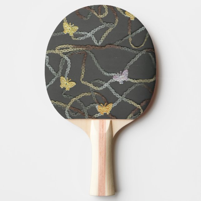 Raquette De Ping Pong Papillons flottants (Devant)