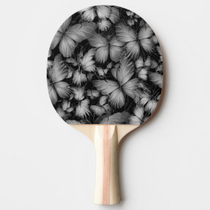 Raquette De Ping Pong Papillons gris Imprimer