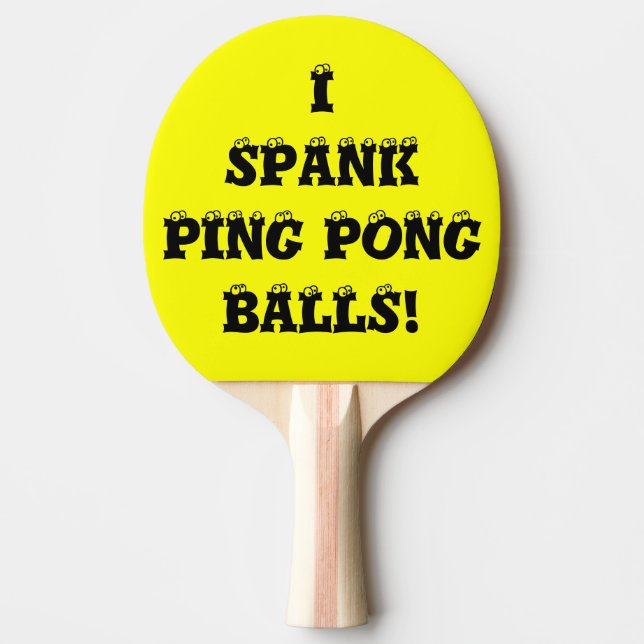 Raquette De Ping Pong Paquet de ping-pong personnalisé jaune par Janz (Devant)