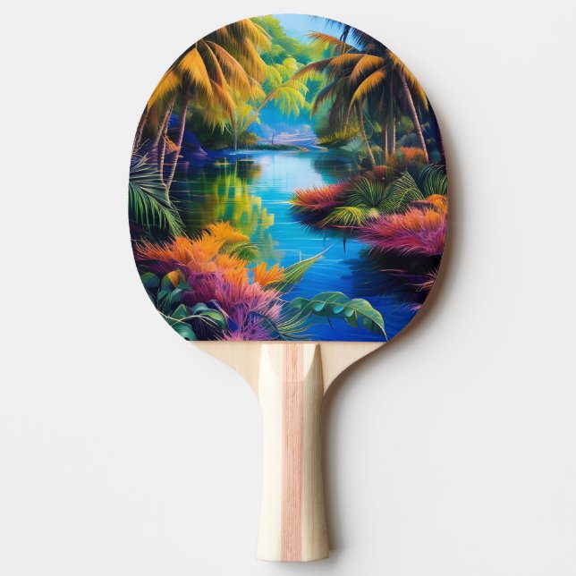 Raquette De Ping Pong Paradis tropical II (Devant)