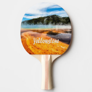 Raquette De Ping Pong Parc national de Yellowstone Montagnes Nature Anim