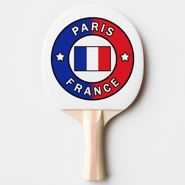 Raquette De Ping Pong Paris France (Devant)
