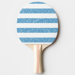 Raquette De Ping Pong Parties scintillant étincelante Look rayures Ping 