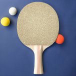 Raquette De Ping Pong Parties scintillant Gold Girl et étincelle<br><div class="desc">Gold Faux Parties scintillant et Sparkle fait le cadeau parfait pour son anniversaire ou son occasion spéciale.</div>