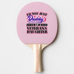 Raquette De Ping Pong Pas seulement la fille de papa - la fille de vétér