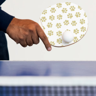 Raquette De Ping Pong Pâtes de chien, Pâtes de chien, Pâtes d'or